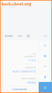 Samsung Calculator screenshot