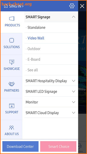 SAMSUNG Display Solutions screenshot