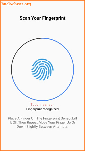 Samsung Fingerprint screenshot