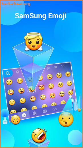 Samsung Galaxy Emoji Free, Kika Keyboard emoticons screenshot