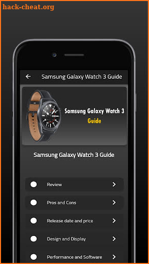 Samsung Galaxy Watch 3 Guide screenshot