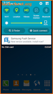 Samsung Push Service screenshot