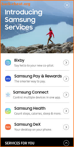 Samsung Services (US - Galaxy Note 8) screenshot