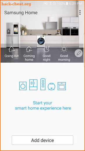 Samsung Smart Home screenshot