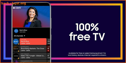 Samsung TV Plus: 100% Free TV. screenshot