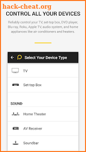 Samsung TV Remote Control screenshot