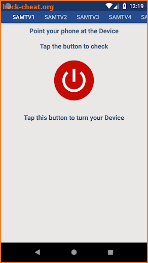 Samsung Universal Remote Control screenshot