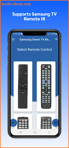 Samsung Universal TV Remote screenshot