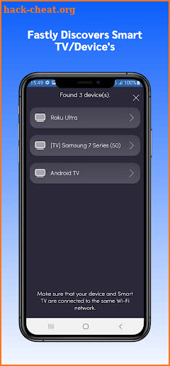 Samsung Universal TV Remote screenshot