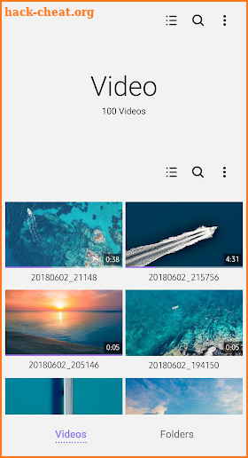 Samsung Video Library screenshot