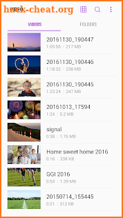 Samsung Video Library screenshot