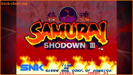 SAMURAI SHODOWN III ACA NEOGEO screenshot