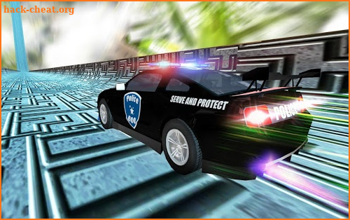 San Andreas Police Ultra Ramp Mega Ramp Car Racing screenshot