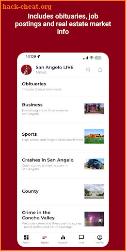 San Angelo LIVE! screenshot