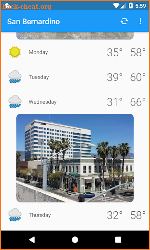 San Bernardino,CA - weather and more screenshot