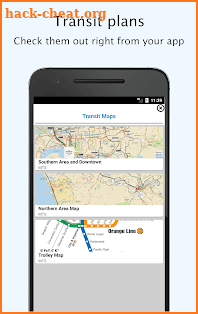 San Diego Transit: Offline MTS departures and maps screenshot