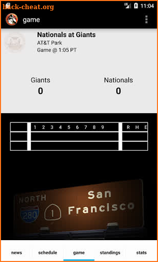 San Francisco Baseball Giants Edition screenshot