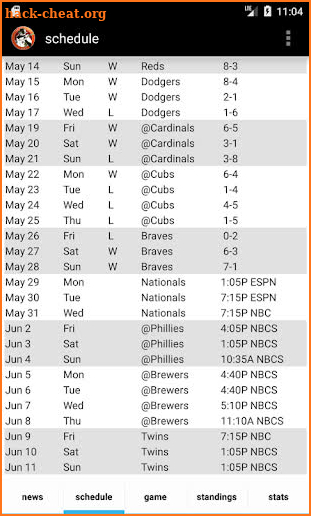 San Francisco Baseball Giants Edition screenshot