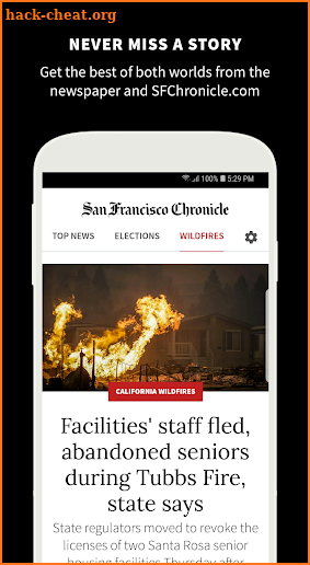 San Francisco Chronicle News screenshot