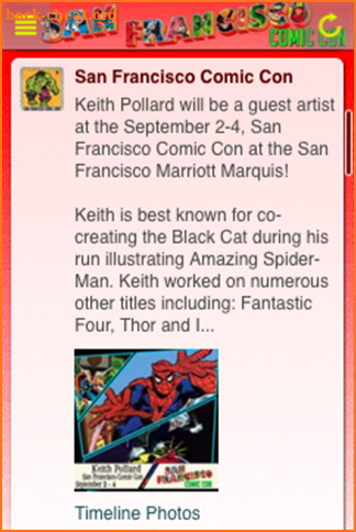 San Francisco Comic Con screenshot