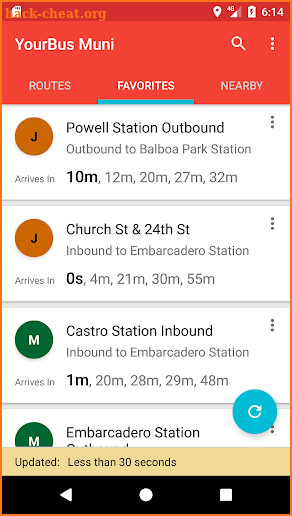 San Francisco Muni Bus Tracker - Muni made easy screenshot