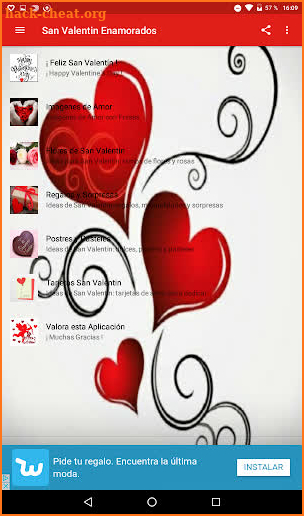 San Valentin Enamorados screenshot