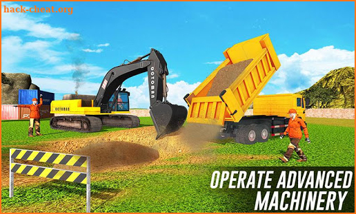 Sand Excavator Crane Game: Truck Driving Simulator screenshot