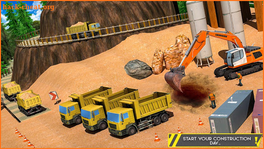Sand Excavator Offroad Crane Transporter screenshot