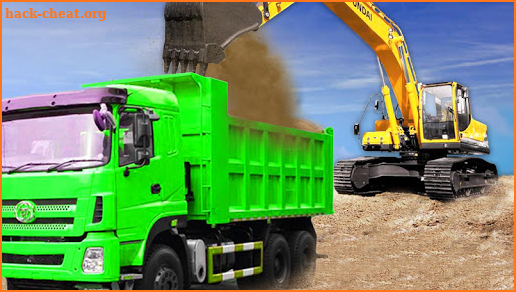 Sand Excavator Truck Driving Rescue Simulator 3D screenshot