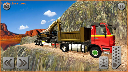 Sand Excavator Truck Driving Rescue Simulator 3D screenshot