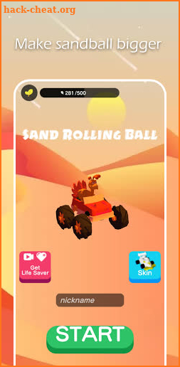 Sand Rolling Ball screenshot