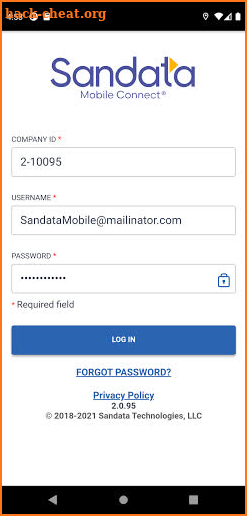 Sandata Mobile Connect screenshot