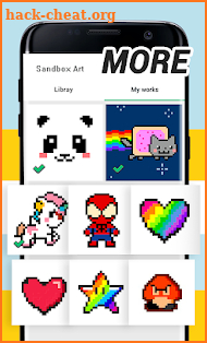 Sandbox Coloring - Color by number coloring Pages screenshot