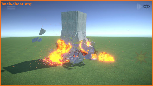 Sandbox destruction simulation screenshot