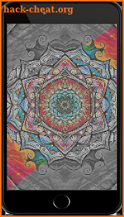 Sandbox Mandala Coloring Book Color By Number page screenshot