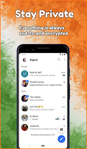 Sandesh App - Indian WhatsApp Made in INDIA screenshot