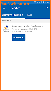 Sandler Training Conferences screenshot