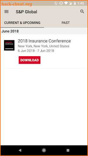 S&P 2018 Insurance Conference screenshot