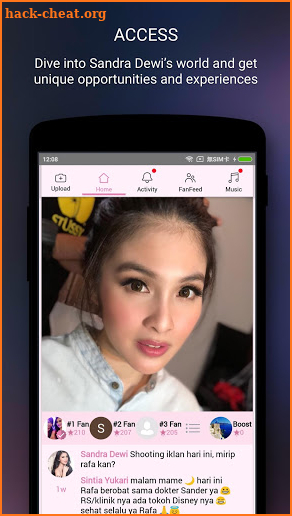 Sandra Dewi Official App screenshot
