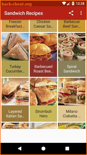 Sandwich Recipes screenshot