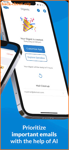 Sanebox - Smart Email Cleaner screenshot