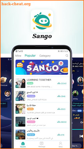 Sango - Free Voice Chat& Party to Meet New Friends screenshot
