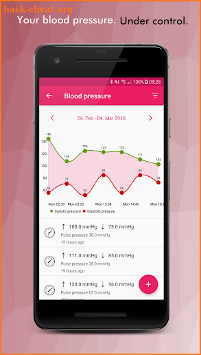 SaniQ Heart - Blood Pressure & Pulse screenshot