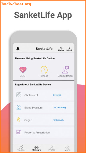 Sanket Life-ECG,Stress,Fitness screenshot