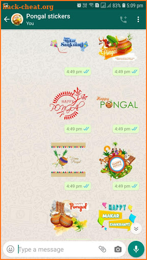 Sankranti Stickers for WhatsApp | Pongal Stickers screenshot