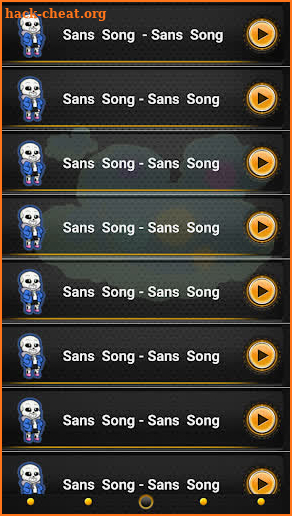 sans song remix screenshot