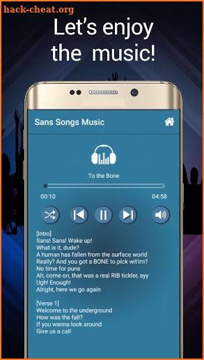 Sans Songs Music screenshot