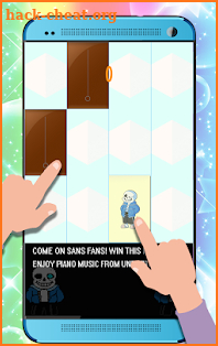 Sans Undertale Piano Game screenshot