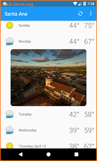 Santa Ana,CA - weather and more screenshot