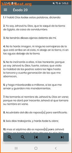 Santa Biblia en Español con audio libros screenshot
